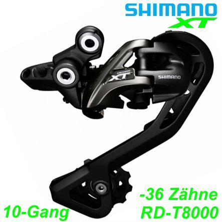 Shimano Wechsel 10-G. RD-T8000 Deore XT SGS Top-Normal Direktmontage Box