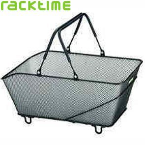 Racktime Einkaufskorb Trunk large silber Bask it B51xH30xT20 cm inkl verstellbarem Snap