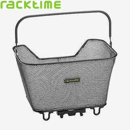 Racktime Einkaufskorb Bask-it schwarz large  43x31x24.5  inkl verstellbarem Snap-it