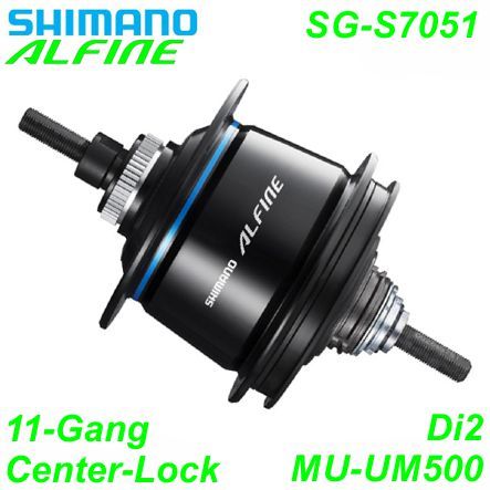 Shimano Getriebenabe Alfine 11-G. SG-C7051 32-L Center-Lock schwarz 135/187 mm