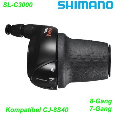 Shimano Schalthebel SL-C3000 Nexus rechts 8-G. Revoshift 1700mm CJ-8S40 schwarz