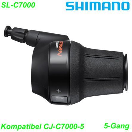 Shimano Schalthebel SL-C7000 Nexus rechts 5-G. Revoshift schwarz