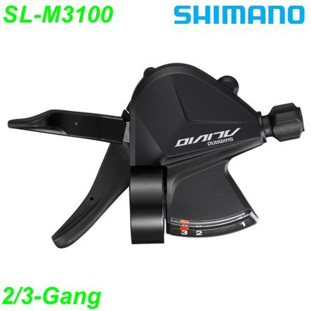 Shimano Schalthebel SL-M3100 links 3-Gang Alivio Rapidfire Box