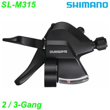 Shimano Schalthebel SL-M315 links 3-Gang Rapidfire mit Inoxkabel Box