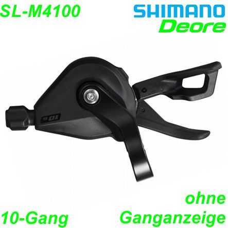 Shimano Schalthebel SL-M4100 rechts 10-Gang o/Ganganzeige Rapidfire Plus Box