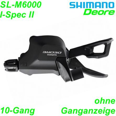 Shimano Schalthebel SL-M6000-IR rechts 10-G. Deore Rapidfire Bremshebel-Montage