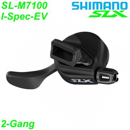 Shimano Schalthebel SL-M7100 I-Spec-EV SLX links 2-Gang Rapidfire Bremshebel-Montage