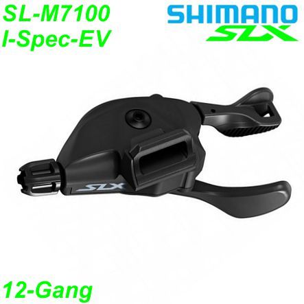 Shimano Schalthebel SL-M7100 I-Spec-EV SLX rechts 12-Gang Rapidfire Bremshebel-Montage
