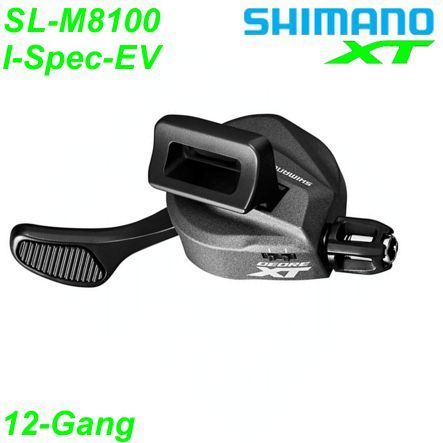 Shimano Schalthebel SL-M8100 I-Spec-EV XT links 2-Gang Rapidfire Bremshebel-Montage