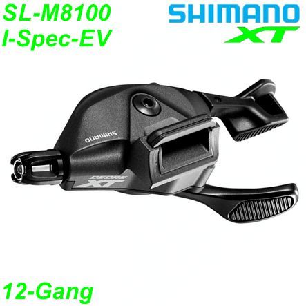 Shimano Schalthebel SL-M8100 I-Spec-EV XT rechts 12-Gang Rapidfire Bremshebel-Montage