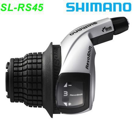 Shimano Schalthebel SL-RS45 links 3-Gang Tourney Revo-Shift Ganganzeige Box