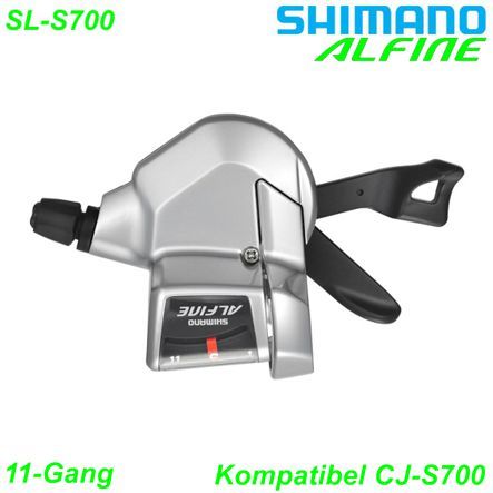 Schalthebel SL-S700- Alfine CJ-S700- rechts 11-Gang silber RF