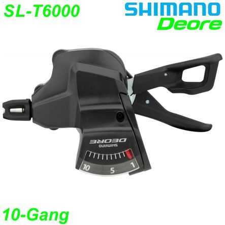Shimano Schalthebel SL-T6000 rechts 10-Gang Deore Rapidfire Plus