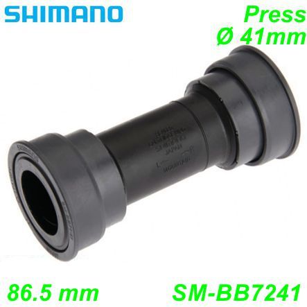 Shimano Press-Tretlager SM-BB7241B 86.5 x41 mm ohne Gewinde