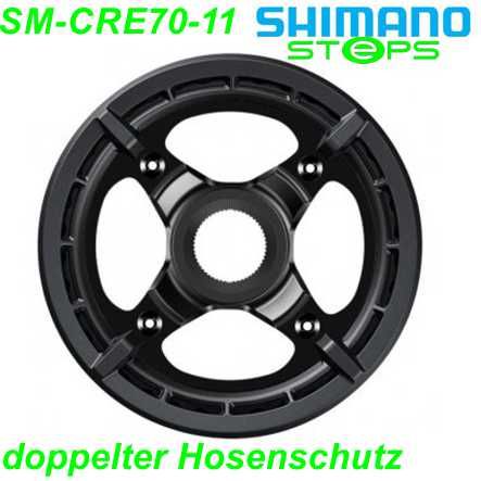 Shimano Steps Kettenblatt SM-CRE70-11 38 Zähne 50 KL dopp. HS m/Aufnahme schwarz