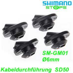 Shimano Steps Kabeldurchführung SM-GM01 4 Stk.