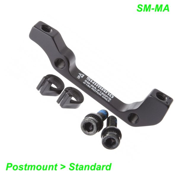 Shimano Adapter Postmount/Standard Ø  180mm hinten m/Schrauben