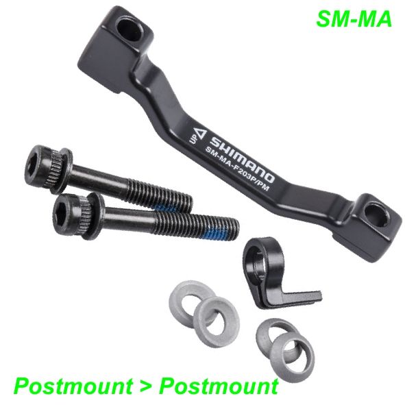 Shimano Adapter Postmount/Postmount Ø 180 mm VR-HR m/Schrauben
