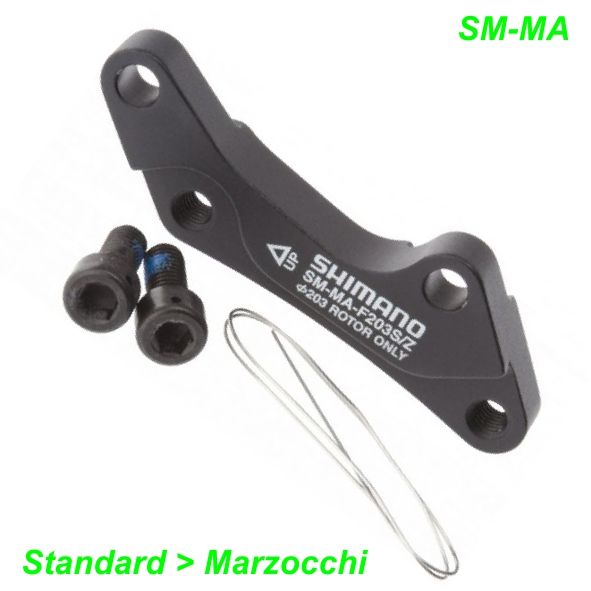 Shimano Adapter Standard/Marzocchi Ø 203 mm vorne m/Schrauben