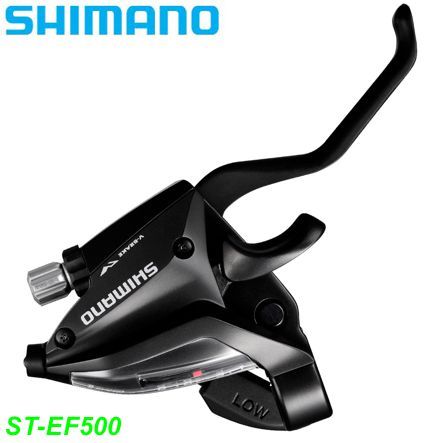 Shimano Brems-/Schalthebel 8-G ST-EF500 rechts EZ-Fire V-Brake 2-F schwarz