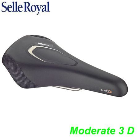 Selle Royal Sattel 45° lookin EVO 3D Comfort Unisex Skin Gel schwarz Carbin Protect