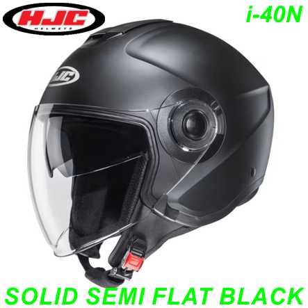 Helm HJC I40N Solid Semi Flat Black Gr. S 55/56