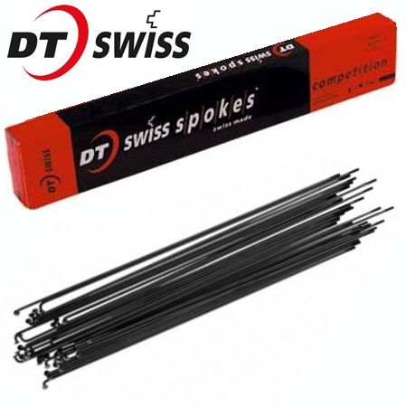 Bike Speiche schwarz 270 x Ø 2 mm DT Comp. mit Nippel