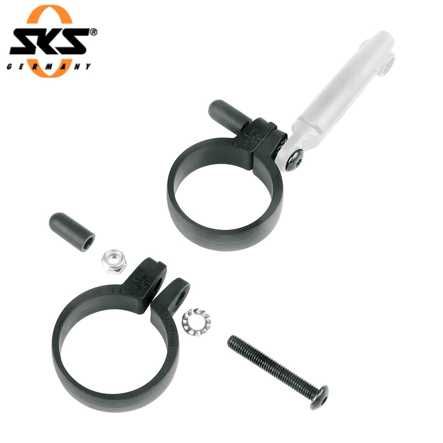 Bride Strebenschelle schwarz Ø 31.0 - 34.0 mm SKS