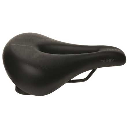 Terry Sattel Anatomica Flex Gel Lady mit Öffnung schwarz