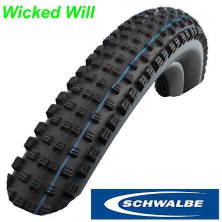 Schwalbe Wicked Will 27.5x2.40 (62-584) HS614 Super Trail SSkin Evo TLE ST Addix fb.