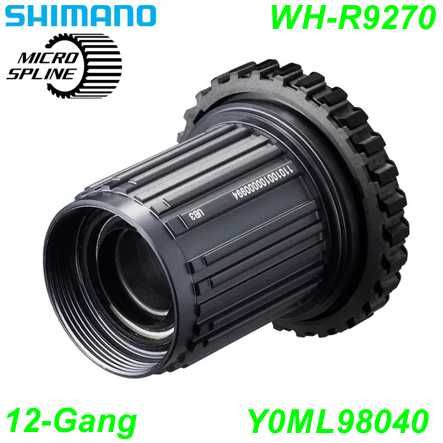Shimano Freilaufkörper WH-R9270 12-G. MICRO-SPLINE Y0ML98040