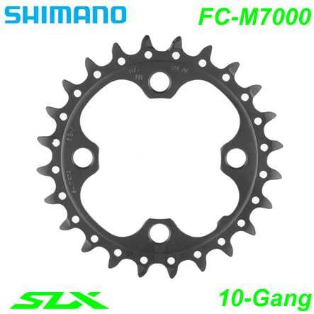 Shimano Kettenblatt 3x10-G FC-M7000 FC-M672 FC-M612 22 Z. Ø 64 AN XT schwarz Y1NV98020
