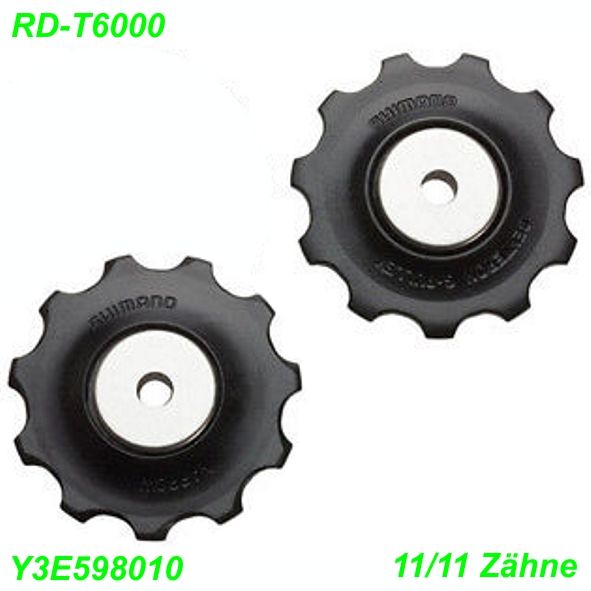 Shimano Führungs- und Spannrolle Set RD-T6000 11 Zähne Y3E598010