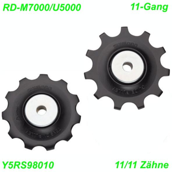 Shimano Führungs- und Spannrolle Set RD-M7000-11G. 11 Zähne Y5RS98010
