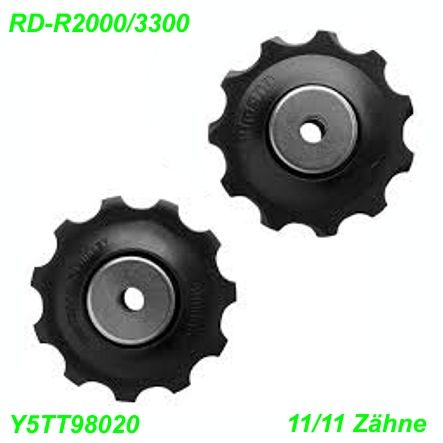 Shimano Führungs- und Spannrolle Set RD-3300 11 Zähne Y5TT98020