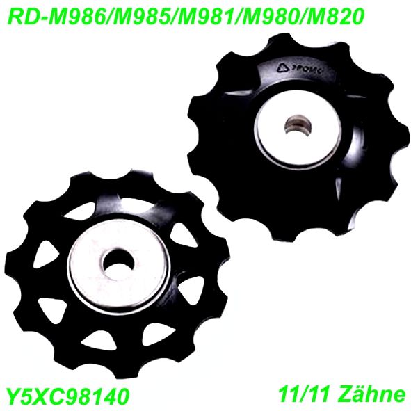 Shimano Führungs- und Spannrolle Set RD-M980 11 Zähne Y5XC98140