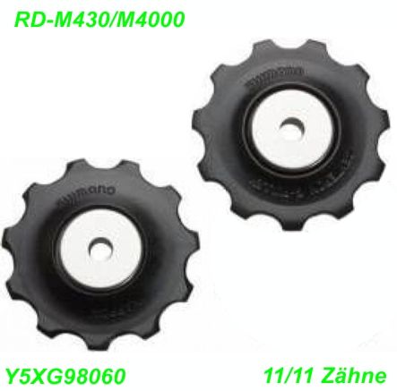 Shimano Führungs- und Spannrolle Set RD-M430 11 Zähne Y5XG98060