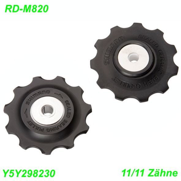 Shimano Führungs- und Spannrolle Set RD-M820 11 Zähne Y5Y298230