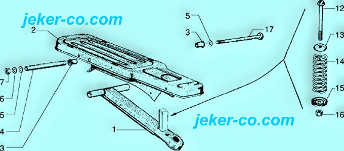Gepäckträgerplatte + Teile PX ab 1999